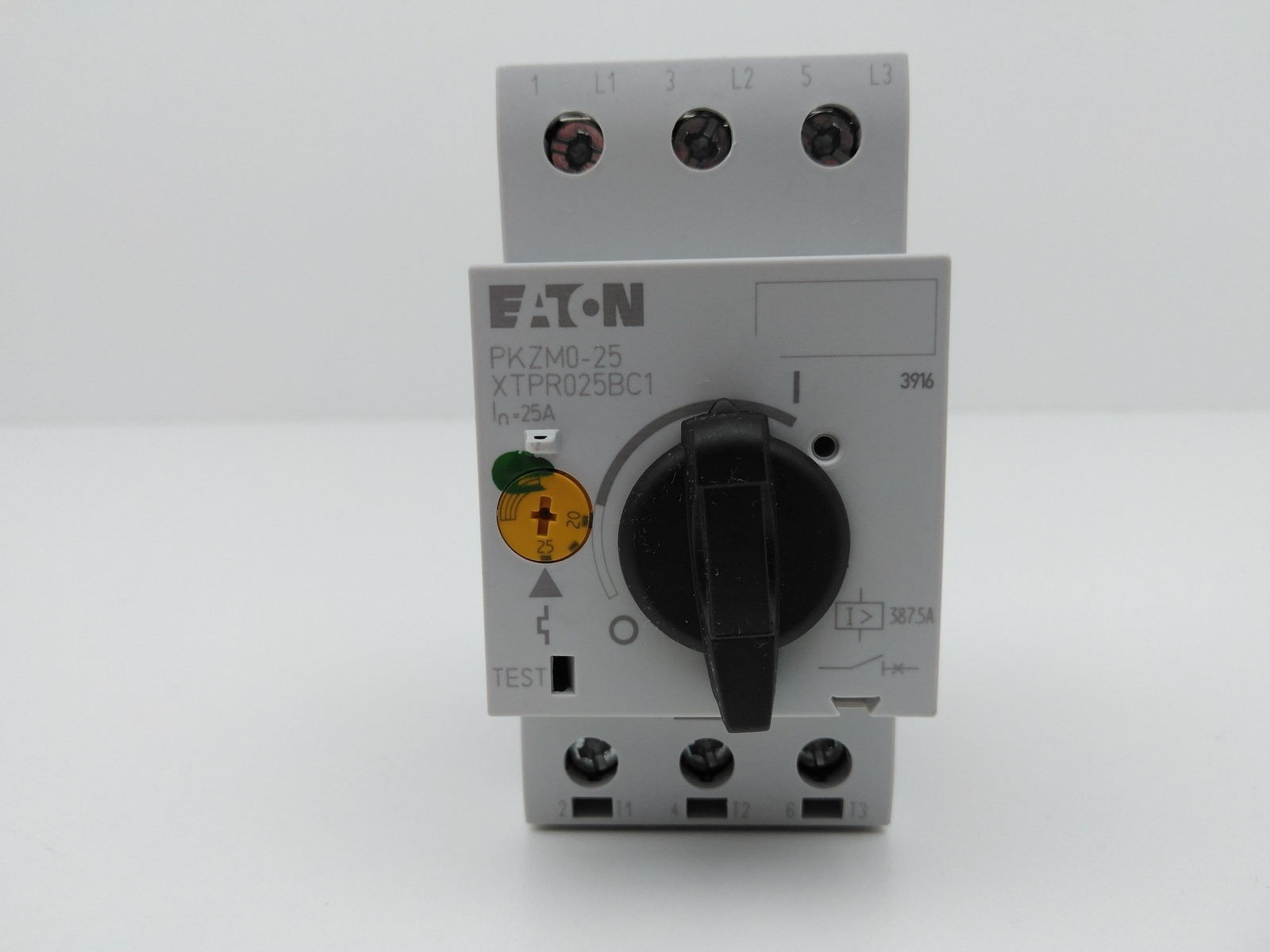 Eaton PKZM0-25 XTPR025BC1 Motor Protection Circuit Breaker, 25A