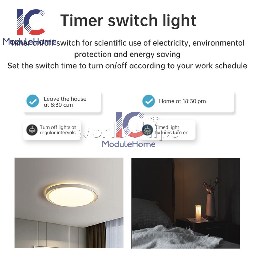 DH-315 Ewelink WiFi Smart Switch Light Control Panel Remote Control Wall Switch