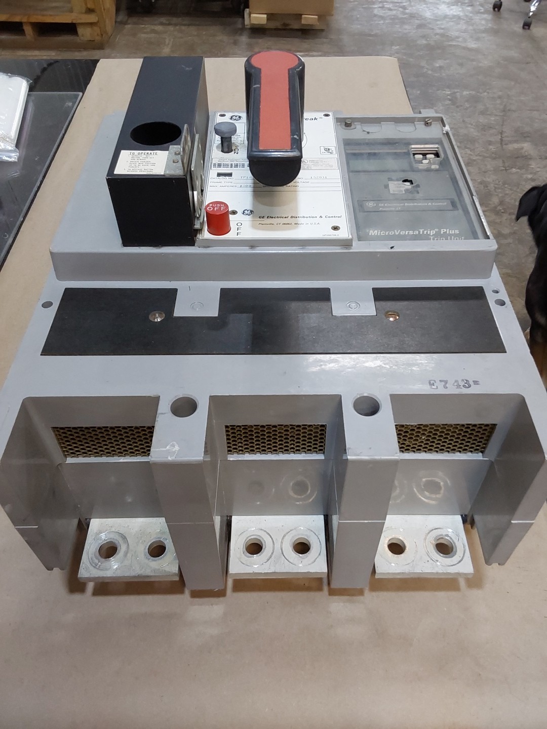 GE 1600A TP1616TTR LI Circuit Breaker 600V General Electric C216LSIG Trip