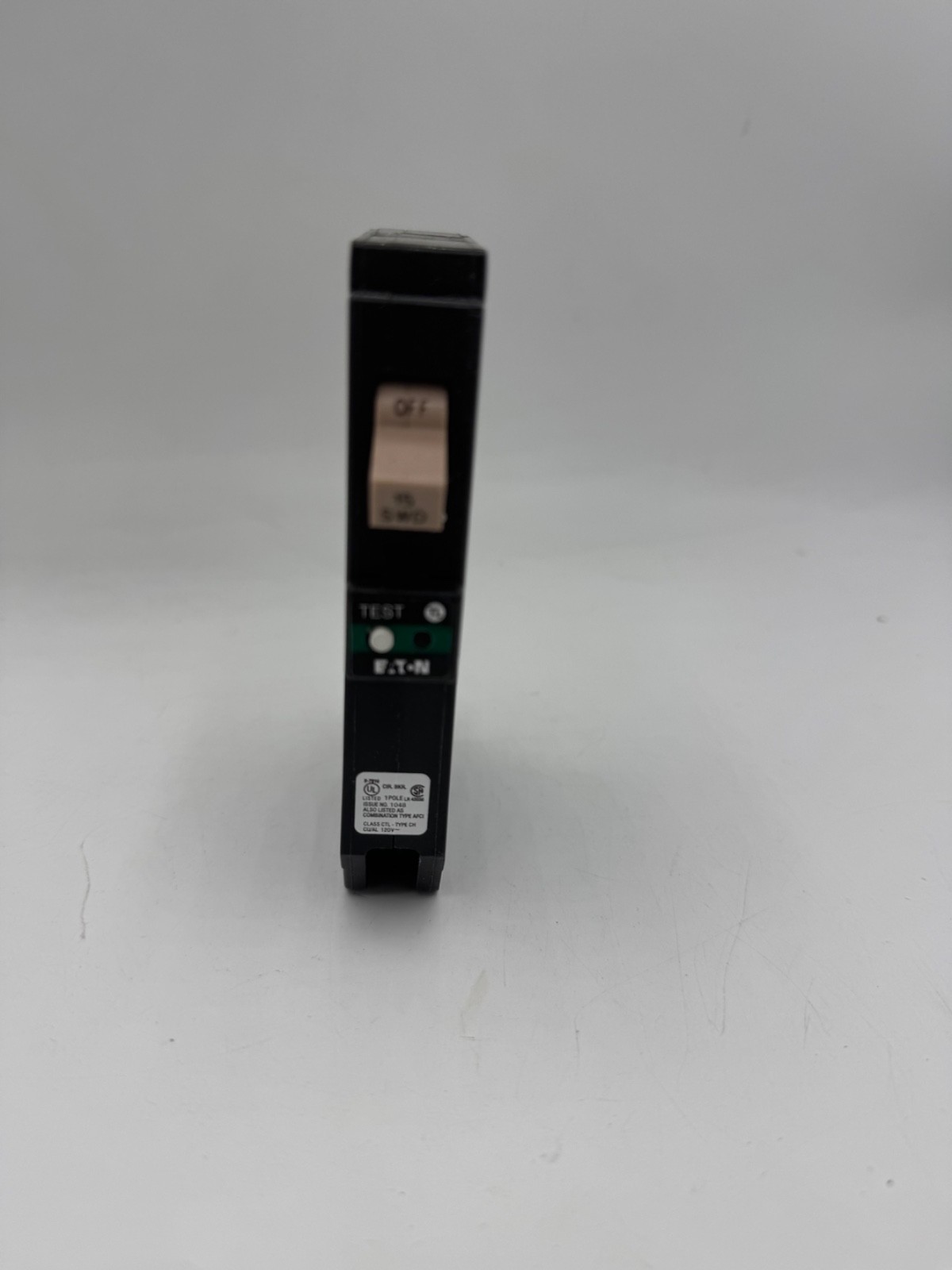 NEW Eaton CHFP115AF 15 Amps Single Pole Circuit Breaker AFCI Arc Fault Plug On