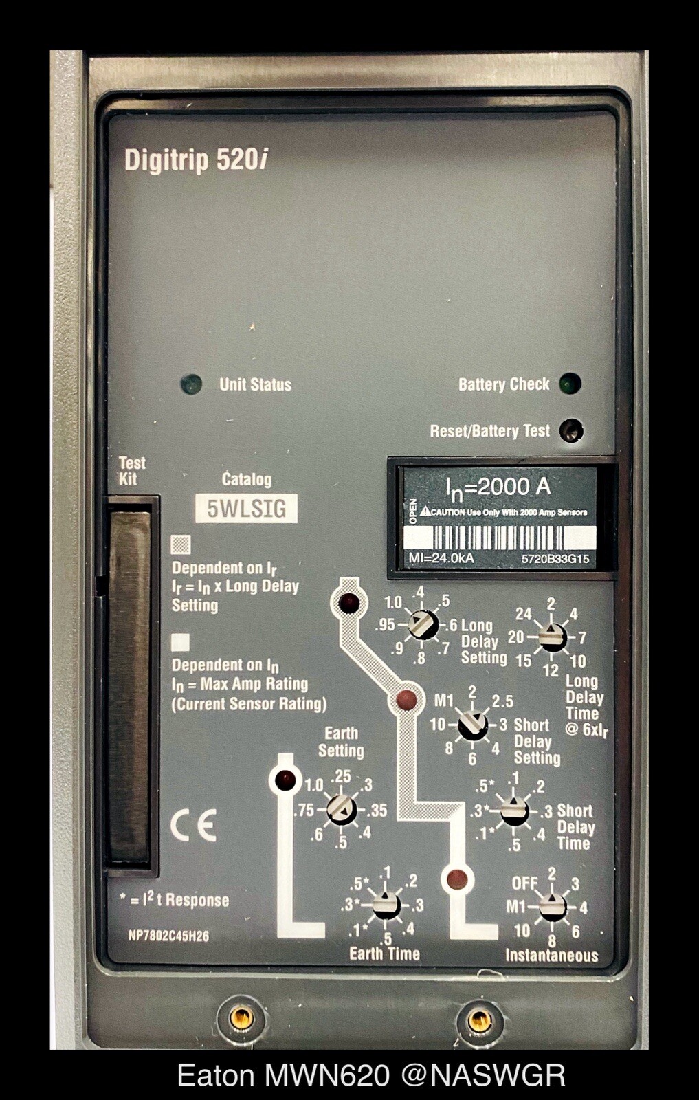Eaton Magnum IEC MWN620 Circuit Breaker MO/DO – 2000A – Unused/Warranty