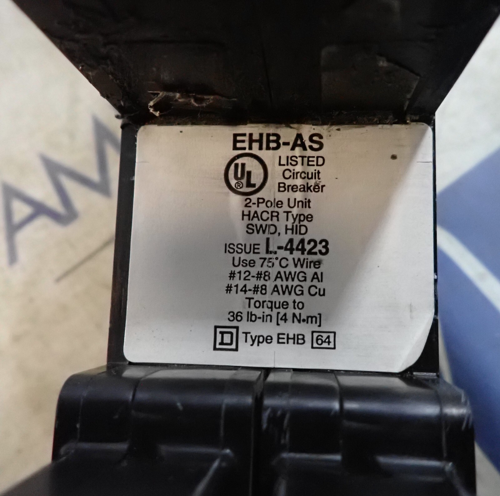 Square D PowerLink Circuit Breaker EHB24020AS 2 Pole EHB 20Amp – TESTED