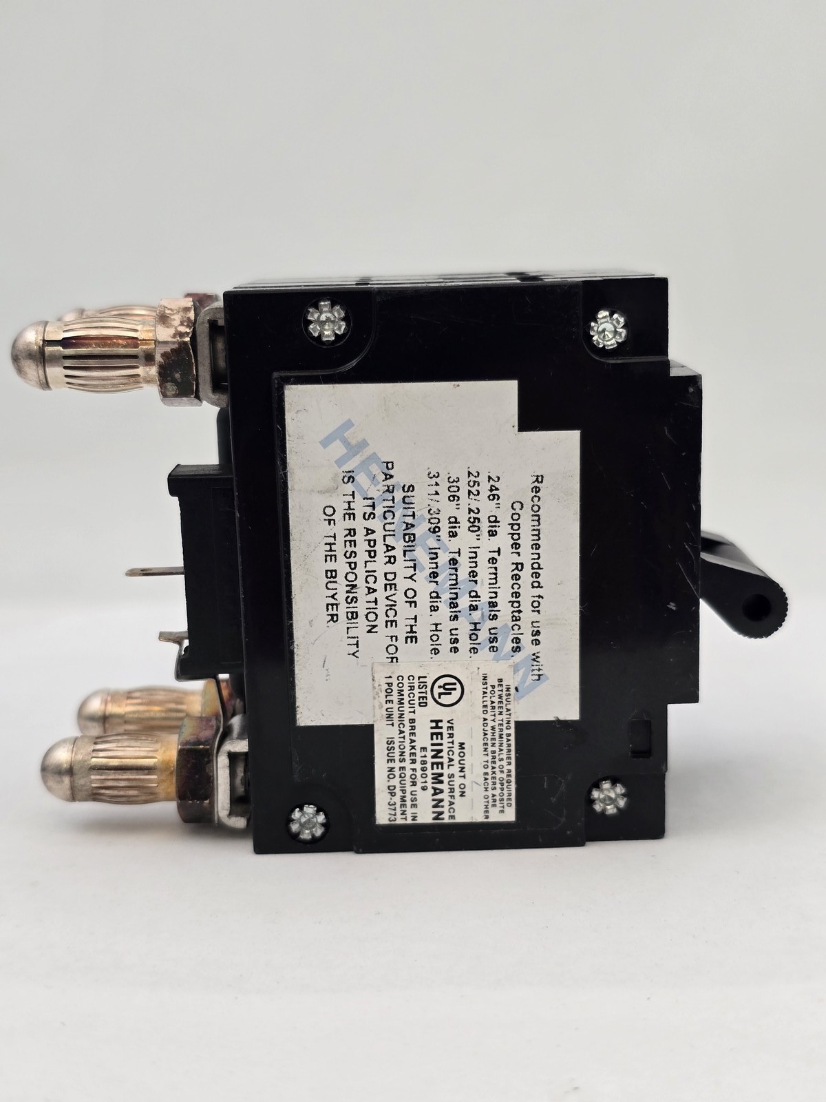 Heinemann AM1P-Z2-3W Circuit Breaker Bullet 150A 2P AM1PB99LAA02ALDGU50W