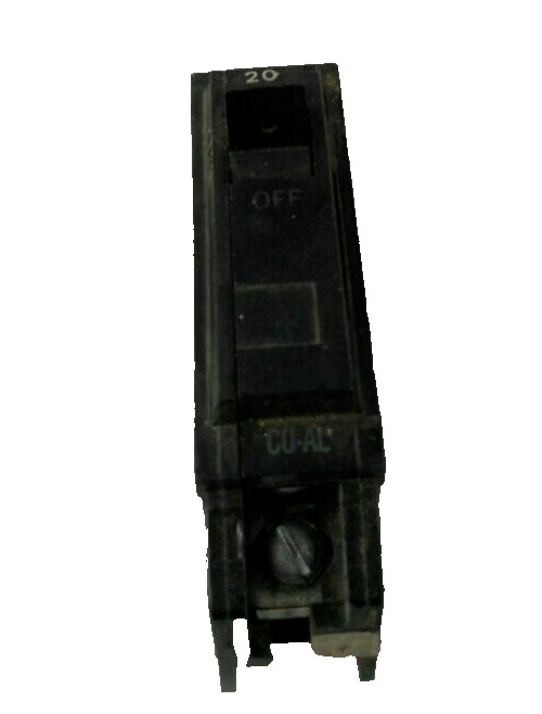 GE /BREAKER/ TQL1120/1P/20A /240V/ Type TQL-AC/ PLUG-IN/GROVE/USED(b3e1)