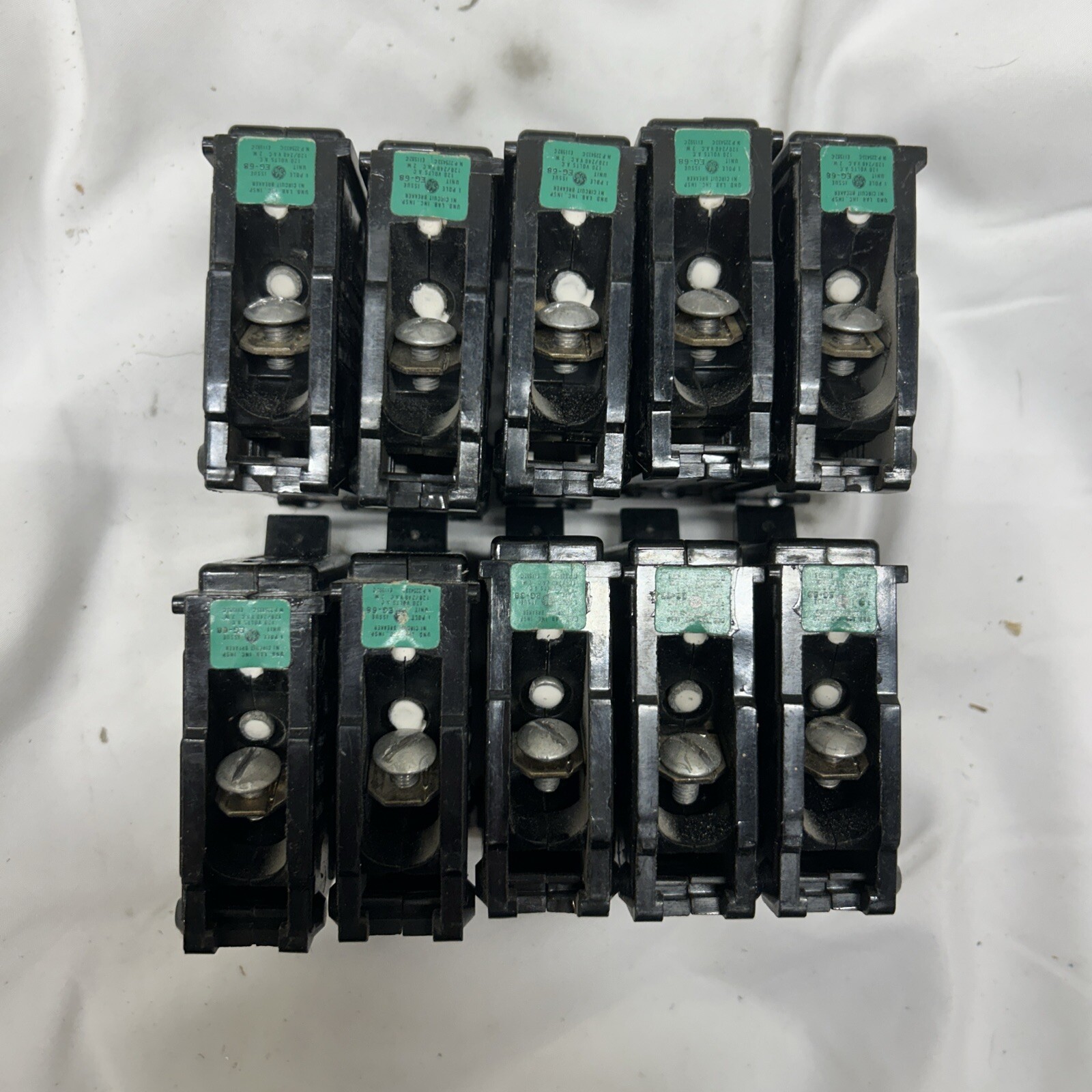 (10-Pack) GE TQL1120 20-Amp 1-Pole TQL-AC Circuit Breaker 20A 1P – Lot of (10)
