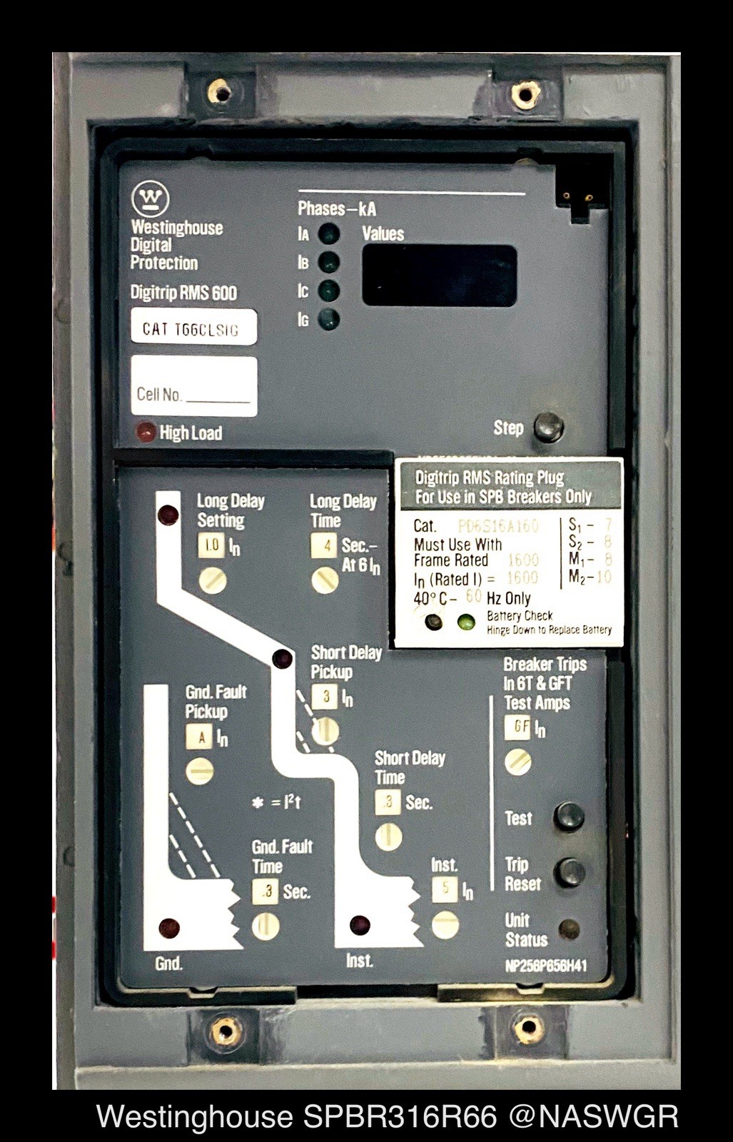 Westinghouse SPB-100 Circuit Breaker EO/BI – 1600A – Tested/1Yr Warranty