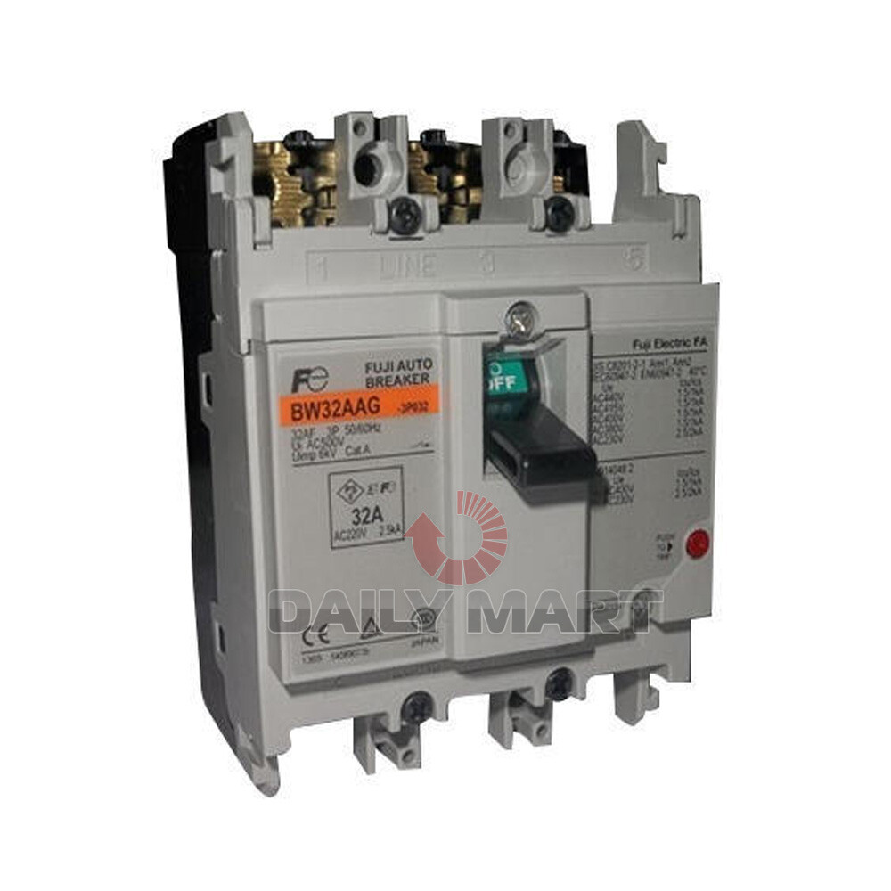 New In Box FUJI BW32AAG 3P 32A Circuit Breaker