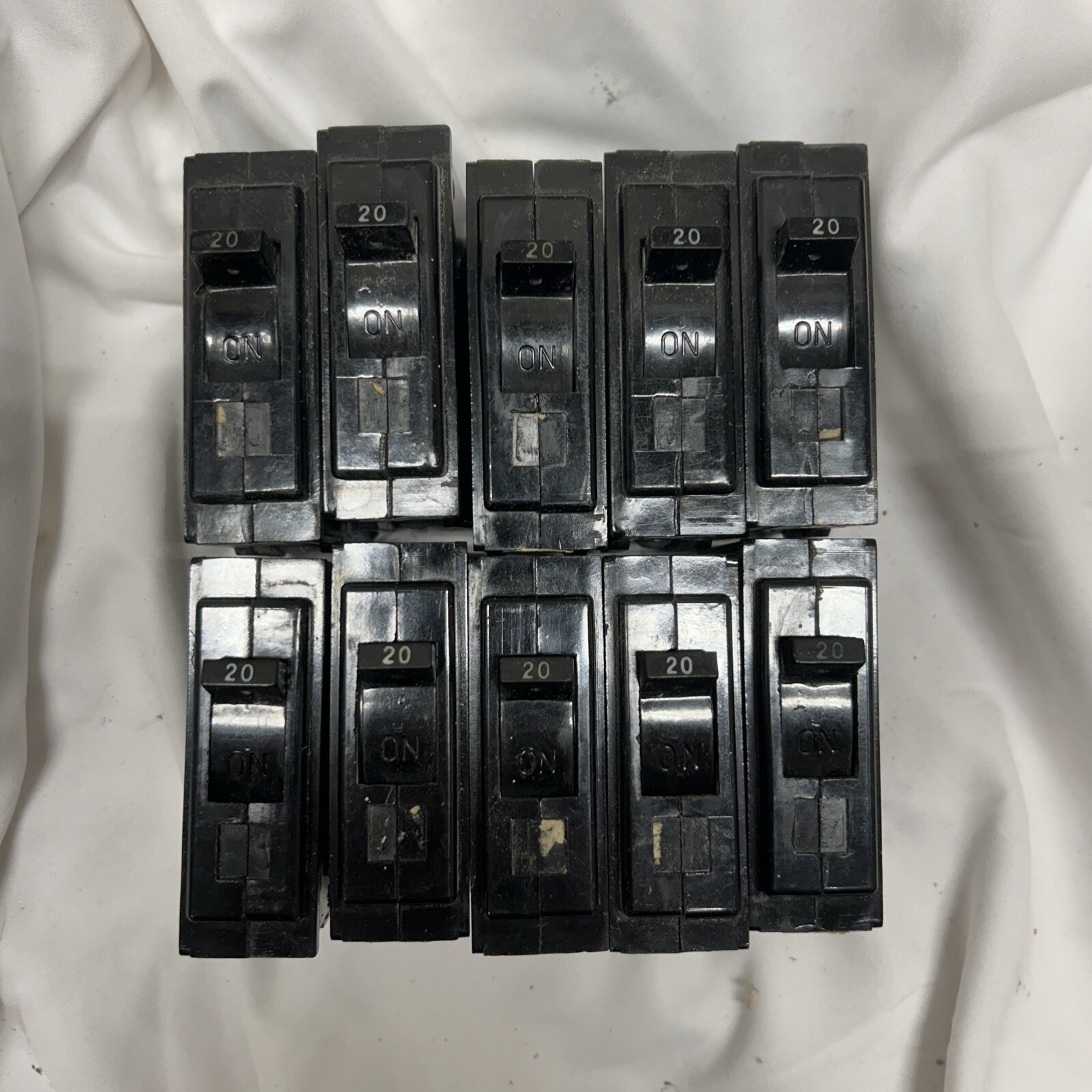 (10-Pack) GE TQL1120 20-Amp 1-Pole TQL-AC Circuit Breaker 20A 1P – Lot of (10)