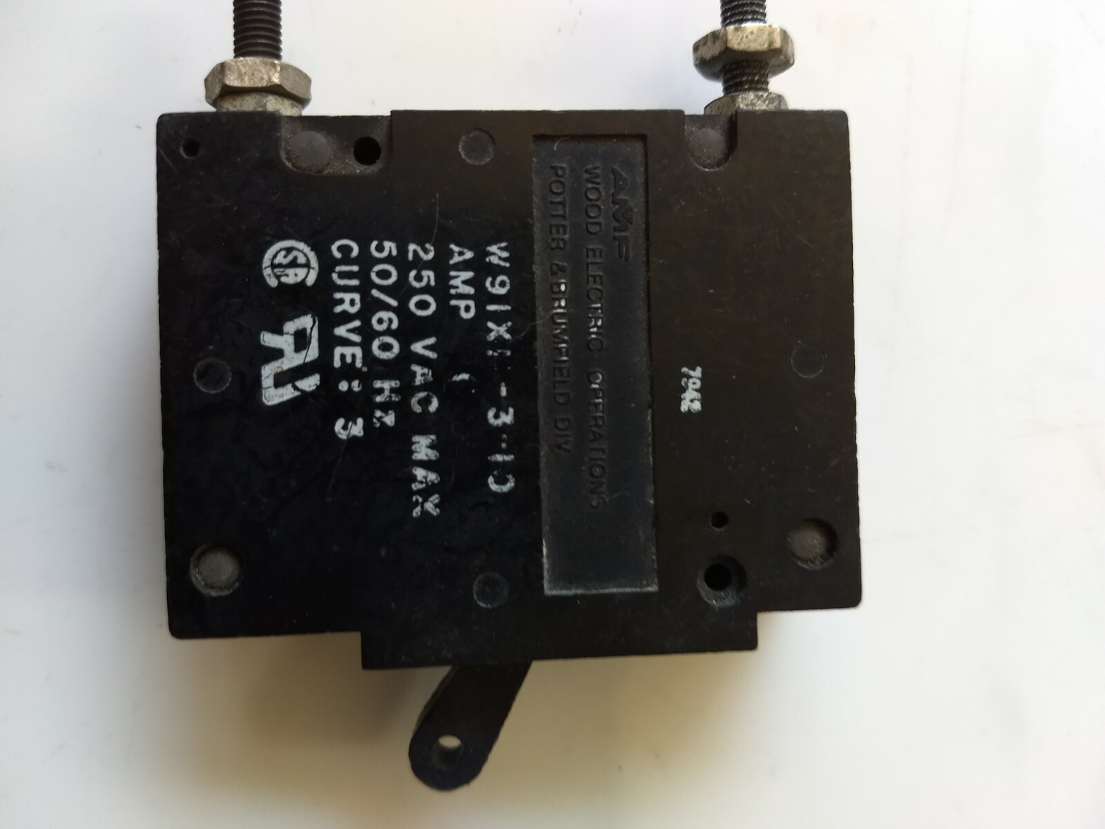 Lot Of 5 Amf Wood Electric Operations Circuit Breakers 30a 20a 10a