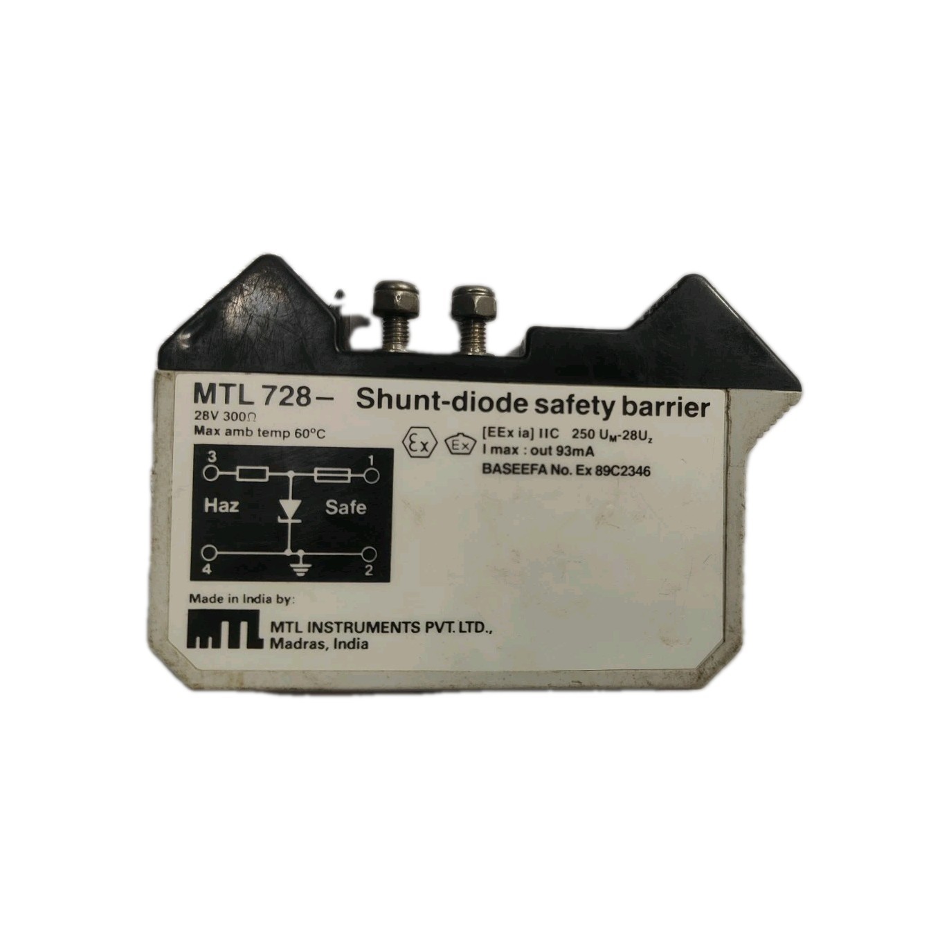 MTL-728AC SHUNT DIODE SAFETY BARR