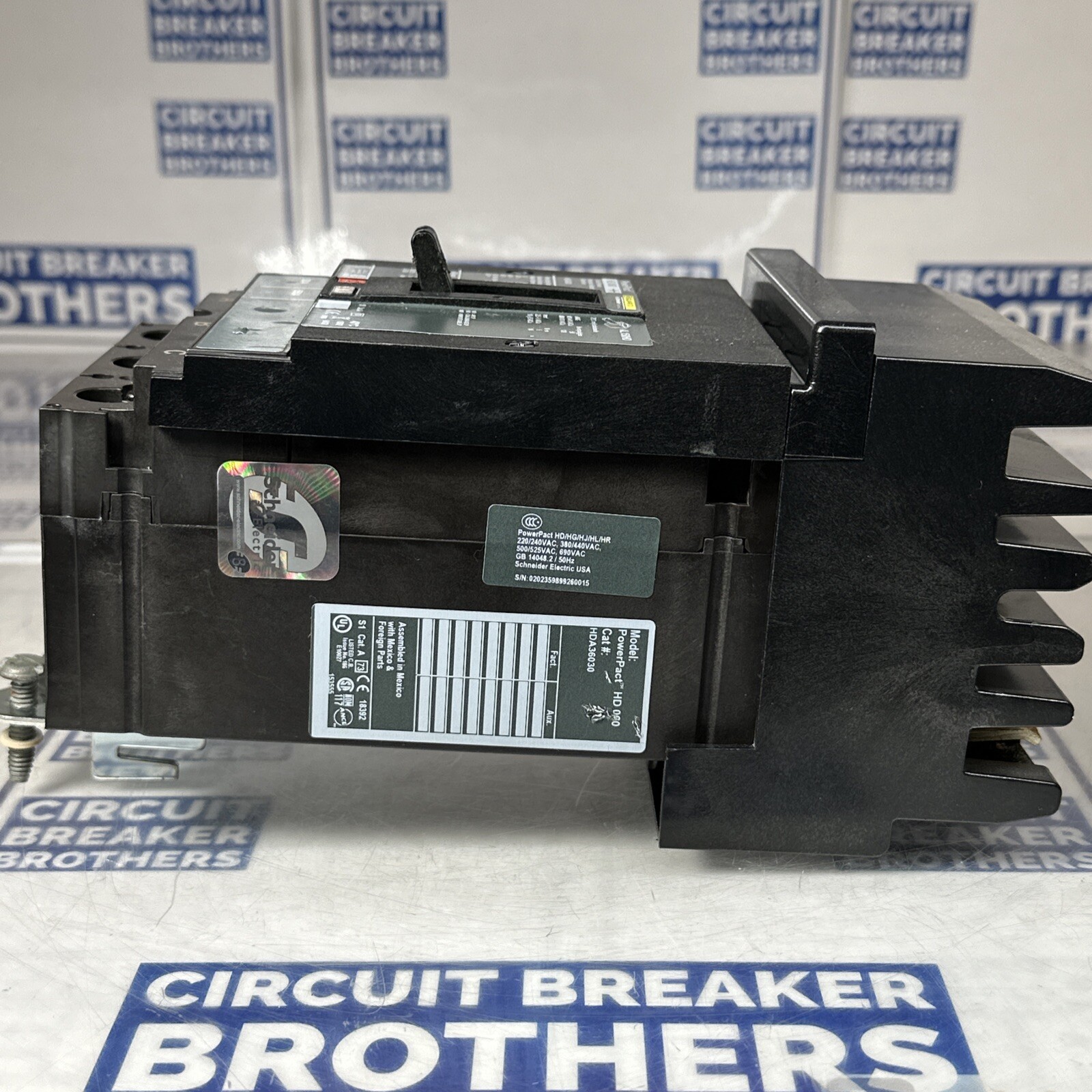 SQUARE D HDA36030 30 Amp 600V 3 Pole I Line Circuit Breaker-Warranty(New No Box)