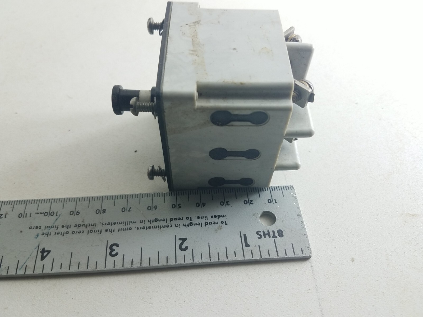 Vintage Panel Mount Circuit Breaker 5 Amp Push Button