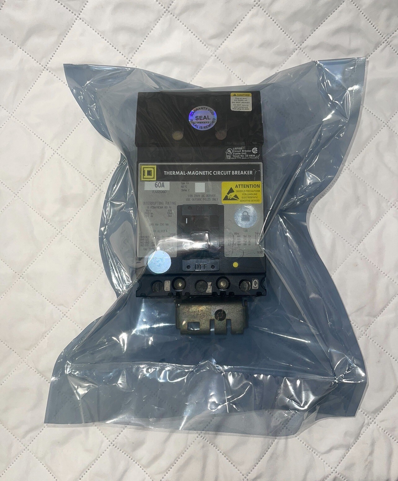 SQUARE D FA32060 SCHNEIDER ELECTRIC FA32060 FA32060 USED TESTED CLEANED SEALED