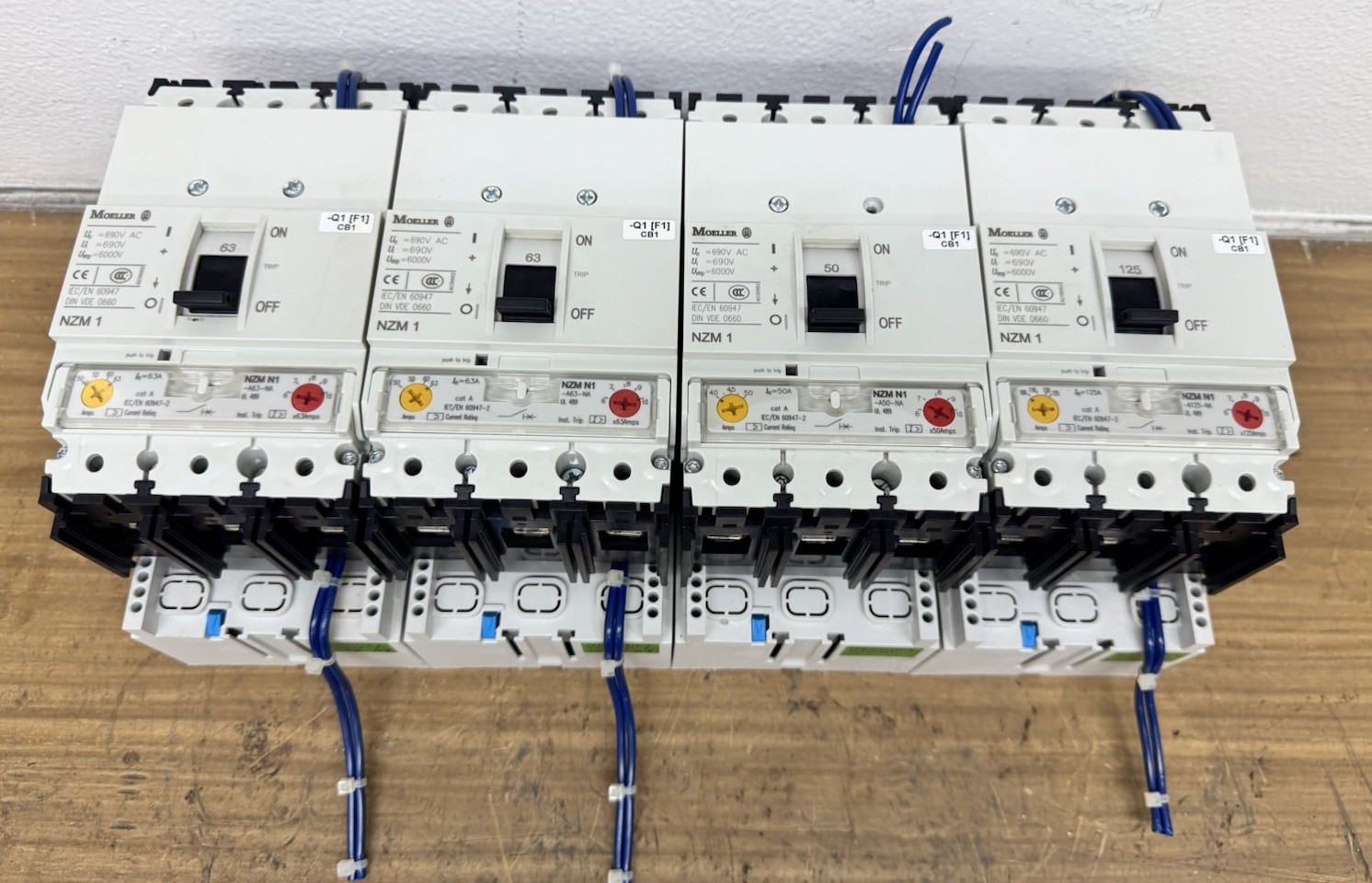 MOELLER, CIRCUIT BREAKER, NZM1 3 POLE 25A