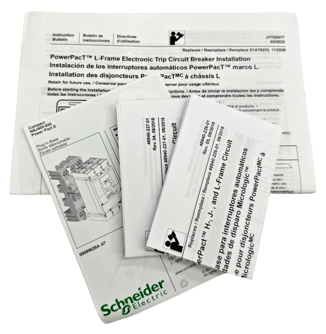 SQUARE D PowerPact LL 600 548755P34 Molded Case Switch 3P 600A – New Open Box