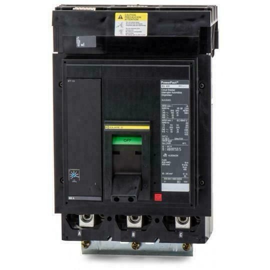 Square D MJA36400 Circuit Breaker PowerPact M 400A 3-Pole 600VAC