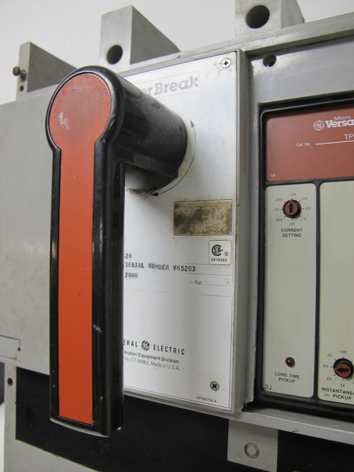 General Electric TPVF6620 2000 Amp PowerBreak Breaker VersaTrip LI TPVF TP4VT20