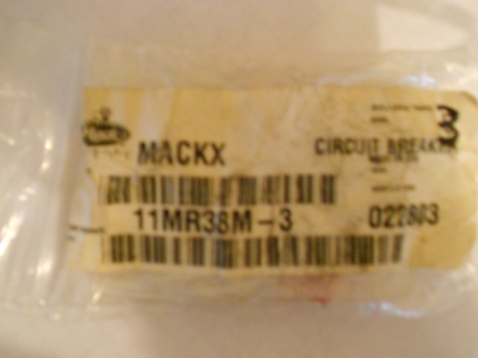 MACK, OEM, 15A CIRCUIT BREAKERS, 11MR38M3, NOS, OPEN PACKAGE (3), RED