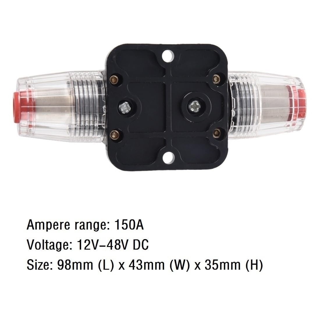 Circuit Breaker 150amp 20-300A Inline Fuse Holders for Car Audio and Amps Ove…
