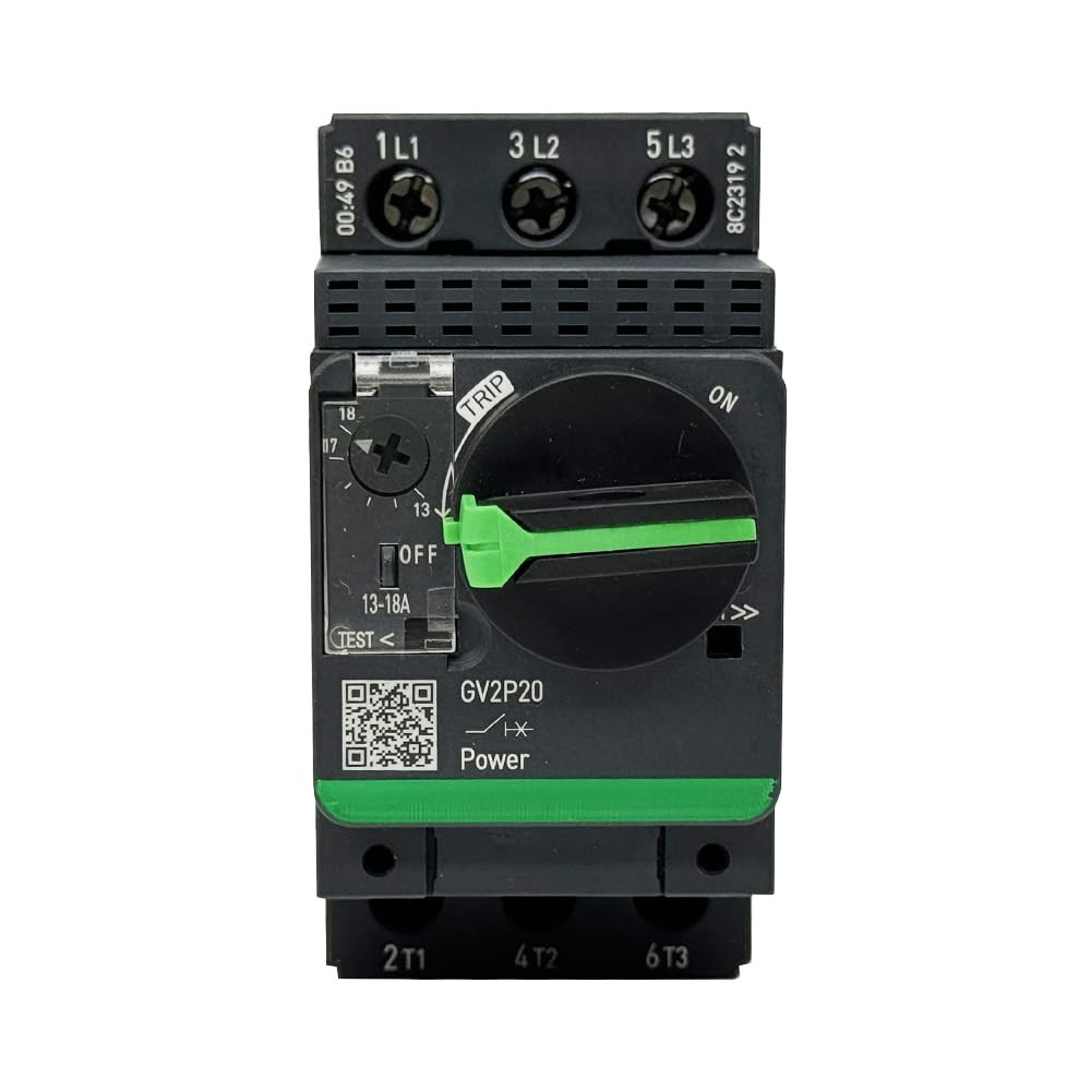 New Motor Circuit Breaker GV2P20 13-18A Manual Motor Starter with Rotary Knob