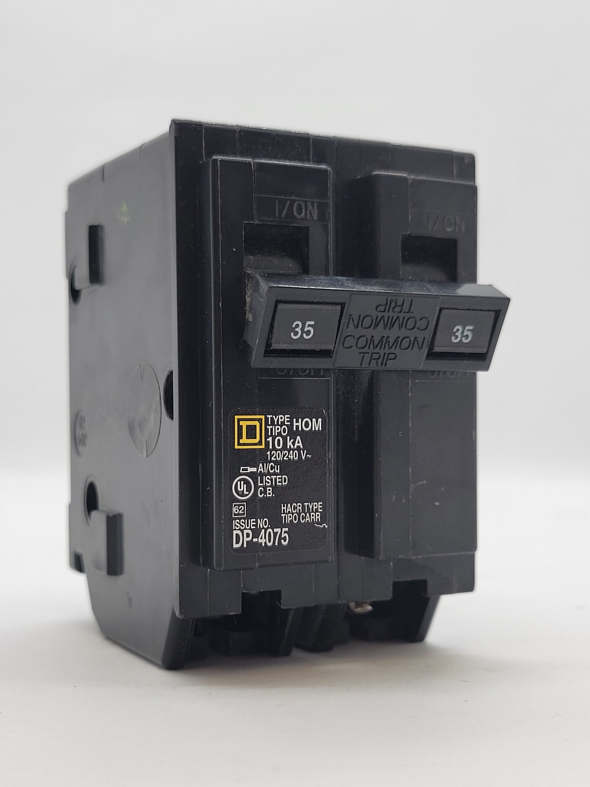 4PC Square D HOM235 Home Line Plug-In Circuit Breaker 35A 2P 120/240V HOM