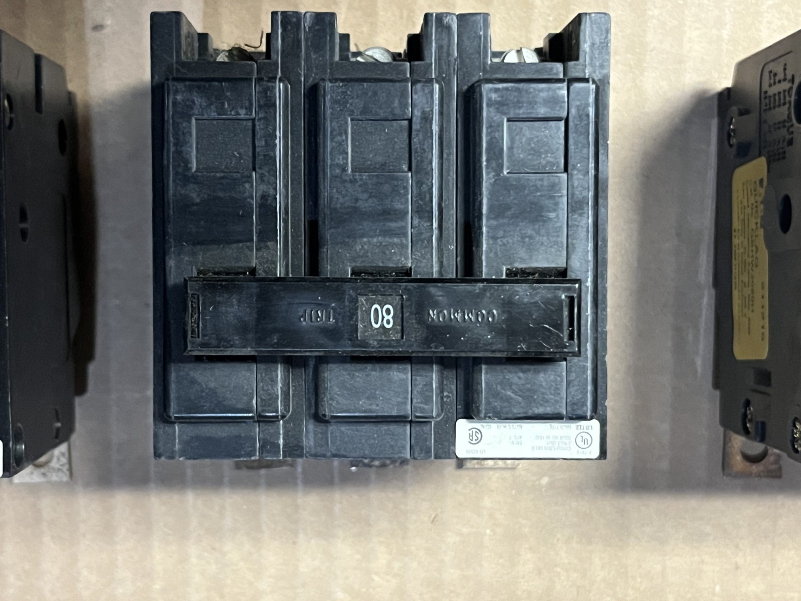 Eaton QBHW3080H 80A 3-Pole Quicklag Circuit Breaker