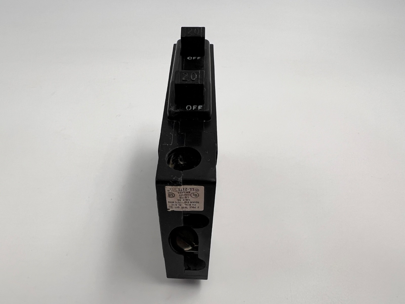 Square D QOT2020 20 Amp Tandem Type QOT Circuit Breaker