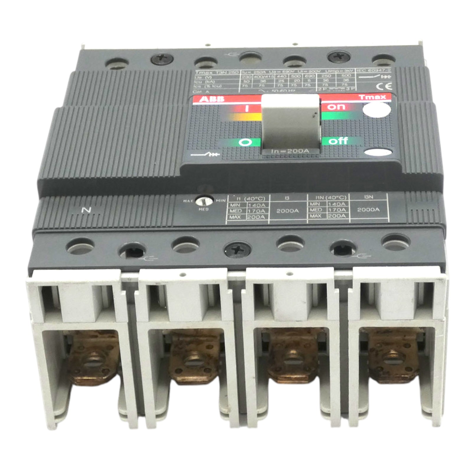 ABB SACE Tmax T3N 250 T3N250 Circuit Breaker / Circuit Breaker -used-