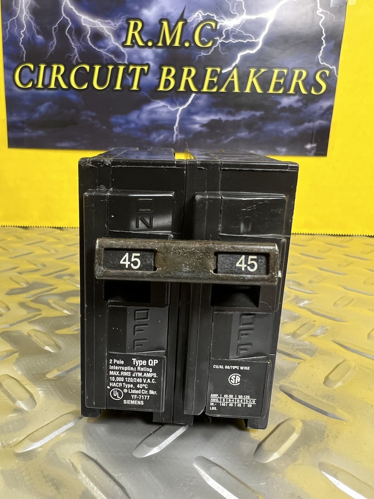 Q245 45-Amp Double Pole Type QP Circuit Breaker