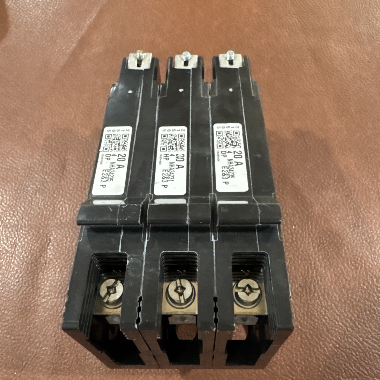 Square D EDB34020 Bolt On Circuit Breaker 20A 3P 480Y/277V 18KA EDB 3 Pole 20Amp