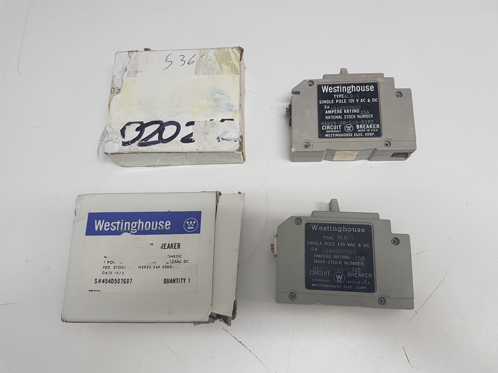 WESTINGHOUSE ALB-1 CIRCUIT BREAKER 35AMP 1 New – 1 Used