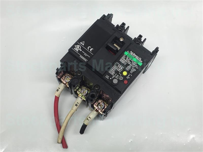 Fuji Electric FA EG53C EB3BEC-030B E.L. Circuit Breaker 30A 30 Days Warranty