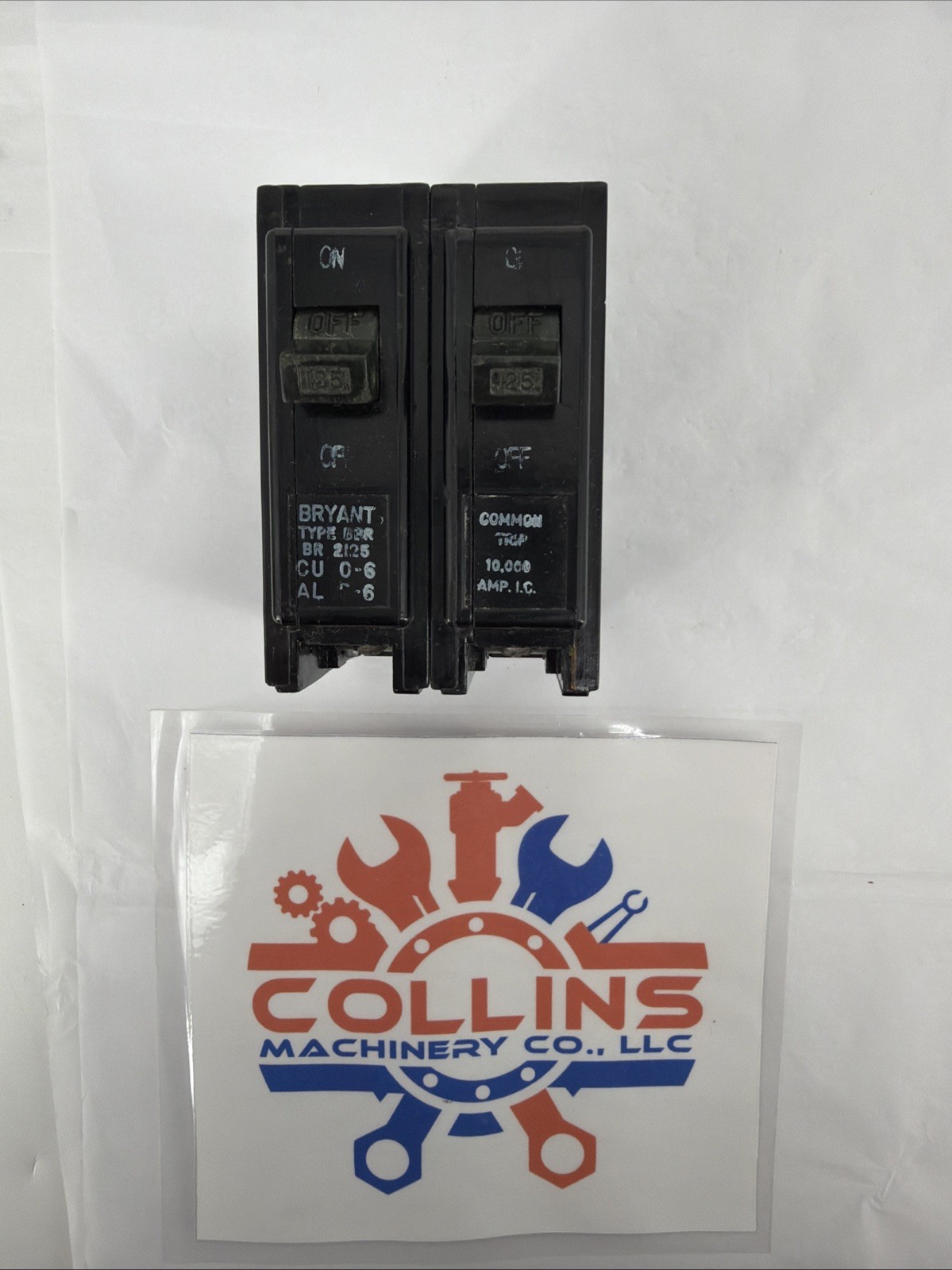 Bryant BR2125 Circuit Breaker, 125 Amp, 2 Pole, 120/240V, Type BBR