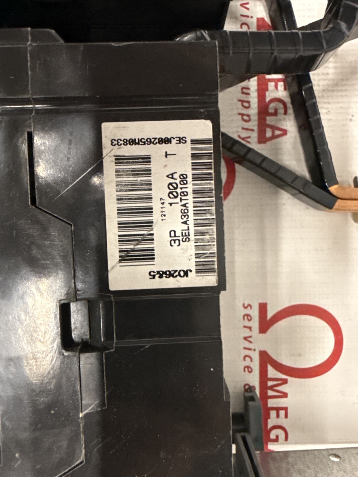 GE SELA36AI0150-100a Trip/SELA36AT0030-24a Circuit Breaker W/ Mount