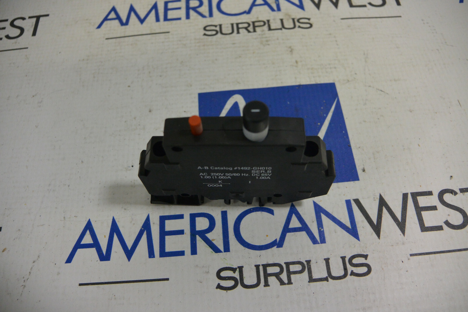 Allen-Bradley 1492-GH010 Bul. 1492 Style GH Ser. B 250VAC 1.00A 65VDC *USED