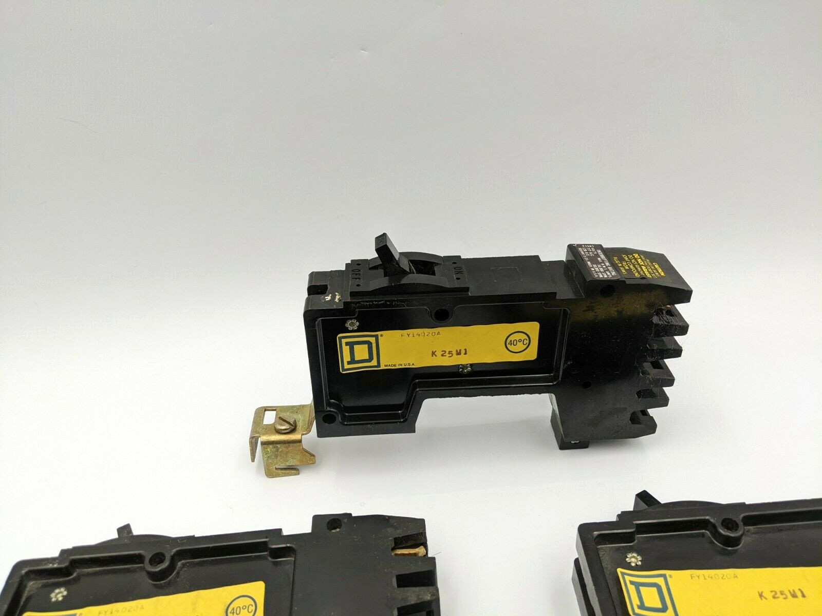 7 Pcs Square D FY14020A Circuit Breaker 20 Amp 1 Pole 277 VAC I-Line A FY14020-A