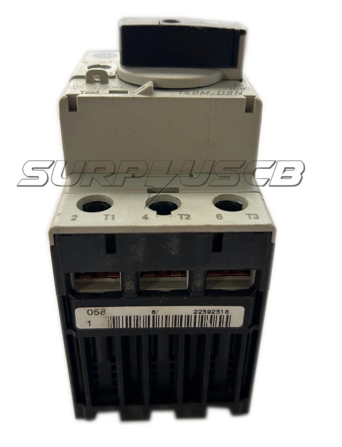 Allen Bradley 140M-D8N-C16 Circuit Breaker, 10-16 Amp, High Break, DIN Rail, 3P