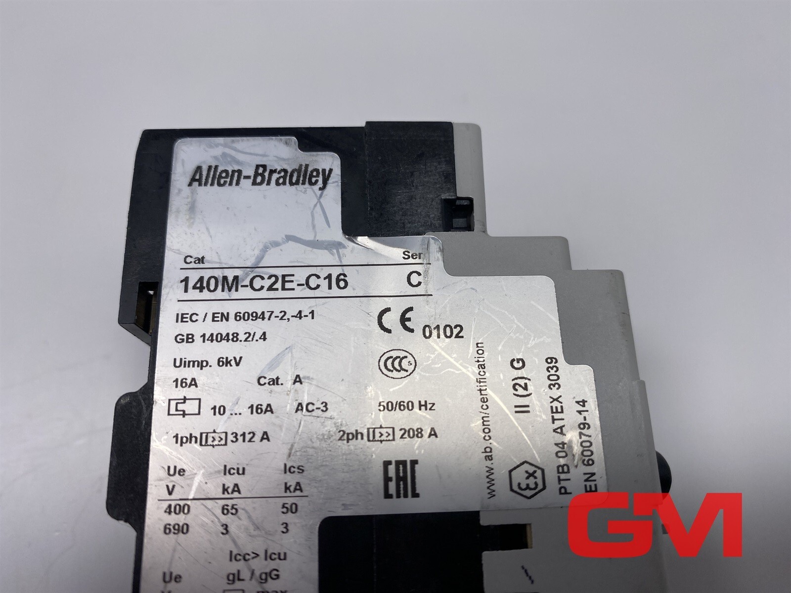 Allen-Bradley Circuit Breaker 140M-C2E-C16 Ser C 140M-C-AFA10