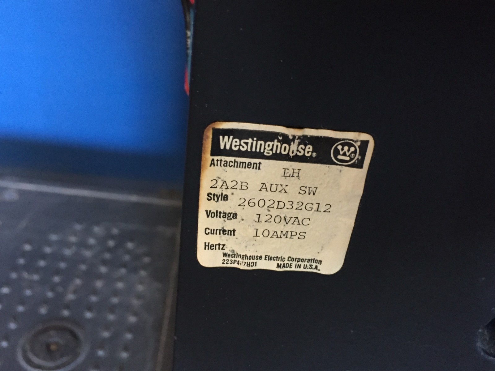 WESTINGHOUSE PB32500F 2000A 600V 3P BREAKER W/2000A TRIP
