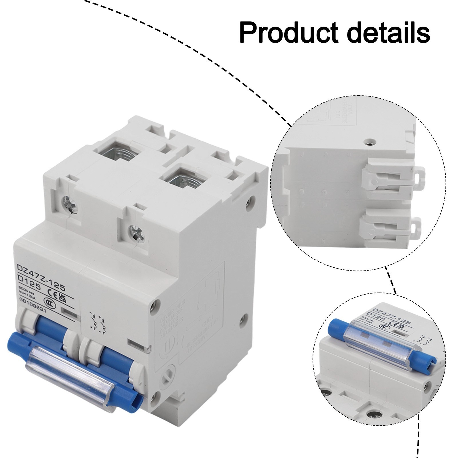 Circuit Breaker Electrical Equipment 80A/100A/125A Pressure Plate Wiring