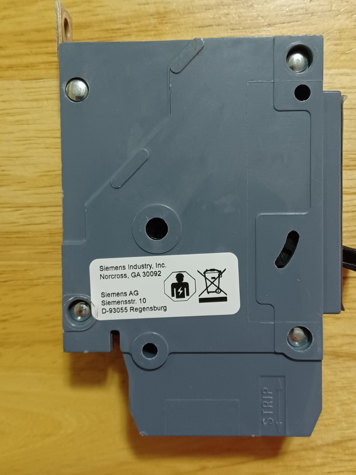 SIEMENS BQD120 1 POLE 20 AMP Type BQD Circuit Breaker