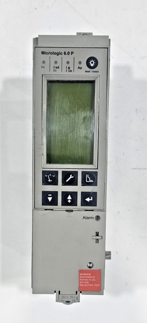 SCHNEIDER ELECTRIC MICROLOGIC 6.0 P 3N14391 47059 CIRCUIT BREAKER TRIP UNIT USED