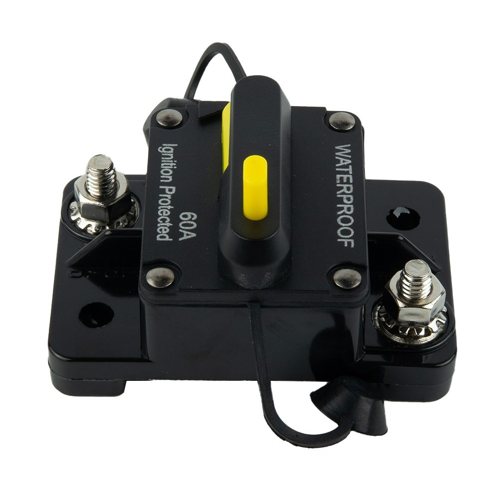 Car Circuit Breaker Fuse-Reset 12V-48V DC Car Boat Auto Waterproof 30-300 Amp