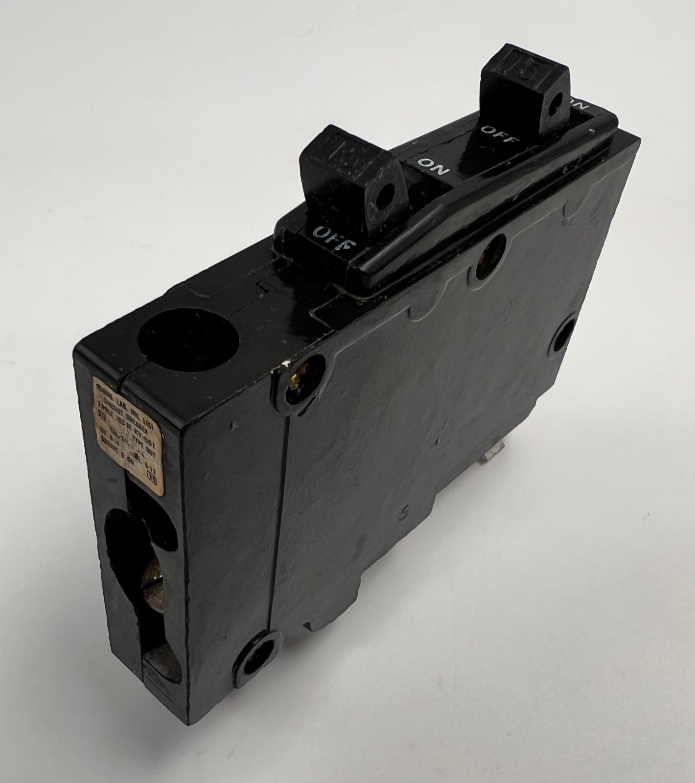 Square D QOT1515 Type QOT 2 Pole 15A Circuit Breaker w/ Hook