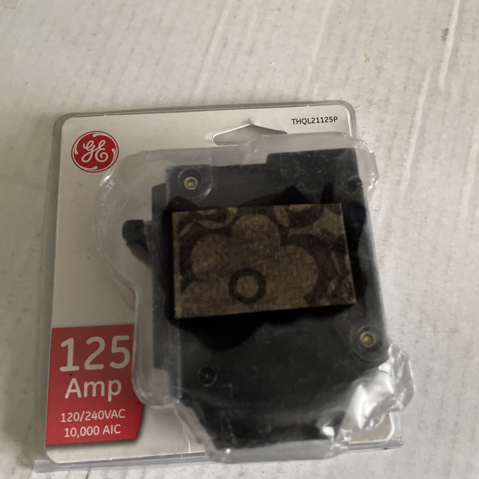 GE THQL21125P 125 Amp 2 inch Double Pole Circuit Breaker NEW SEALED