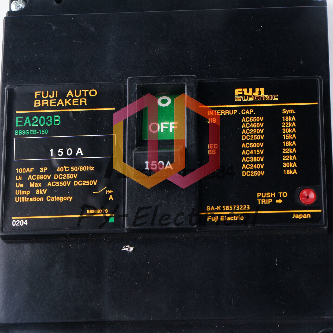 New in box Fuji Electric EA203B 3P 150A Automation Auto Circuit Breaker (1PCS)