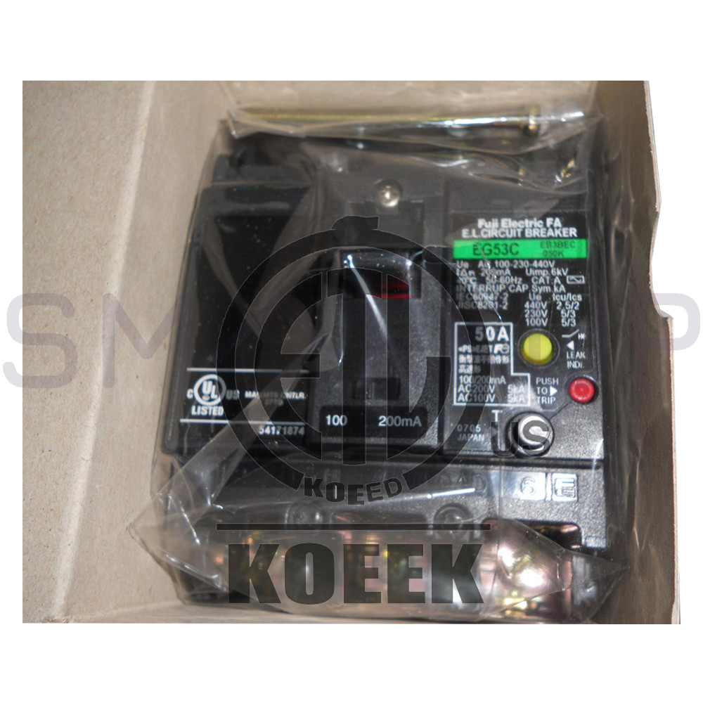 New In Box FUJI EG53C Circuit Breaker 50A