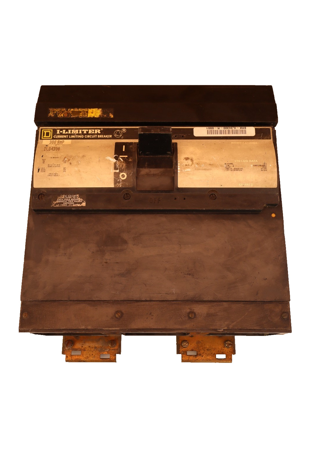 Square D I-Limiter Circuit Breaker 300 Amp IL34300 300A Frame 3Pole