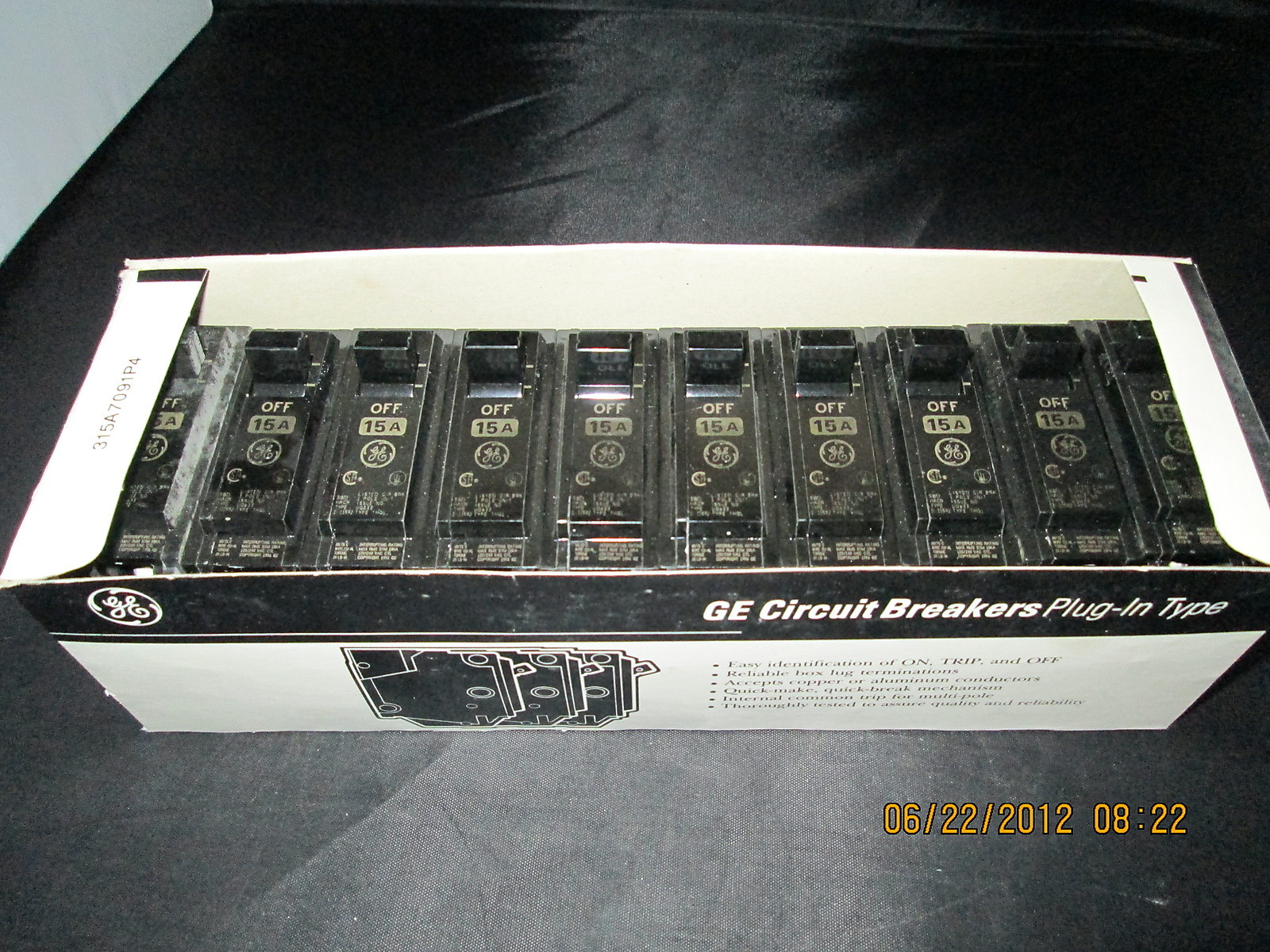 GE General Electric Circuit Breaker THQL115 Model S (Lot of 10) *NIB*