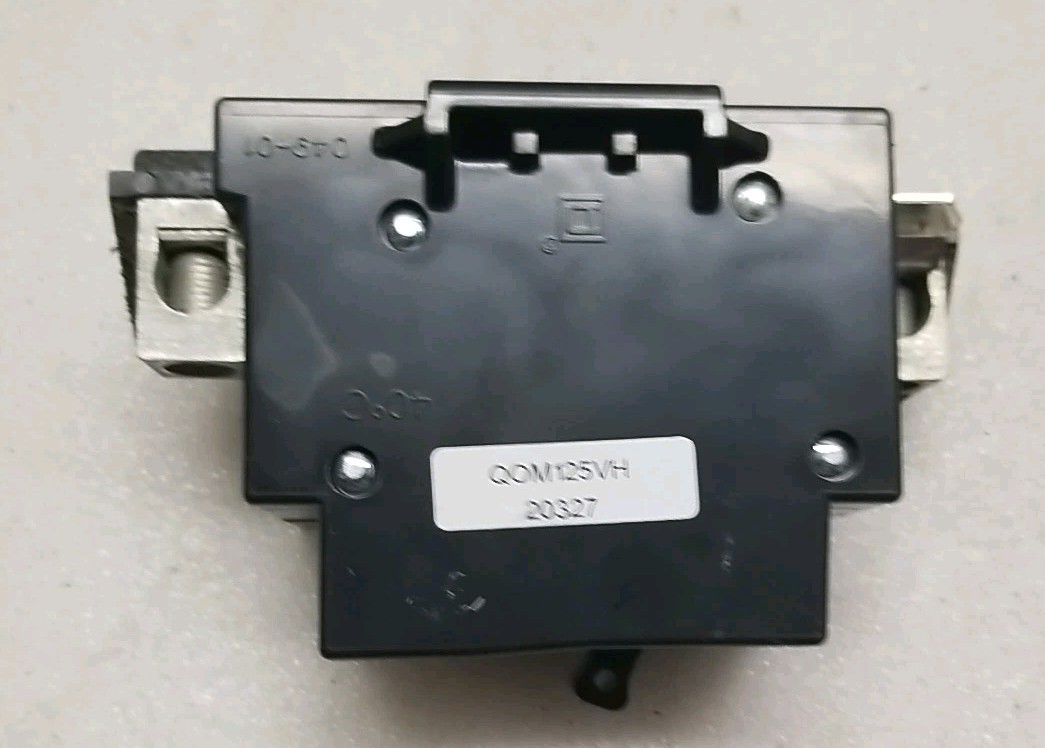 Square D QO 125 Amp 22k AIR QOM1 Frame Size Main Circuit Breaker QO Homeline